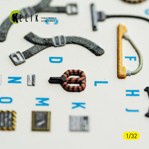 KELIK K32063 A-7E CORSAIR II - interior 3D decals for Trumpeter kit 1/32 – imagen 10