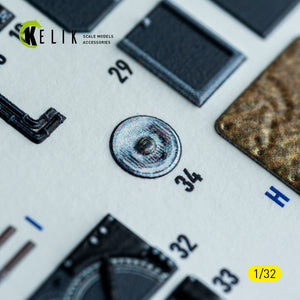 KELIK K32047 Ju-87G - interior 3D decals for Hasegawa kit 1/32 – imagen 8