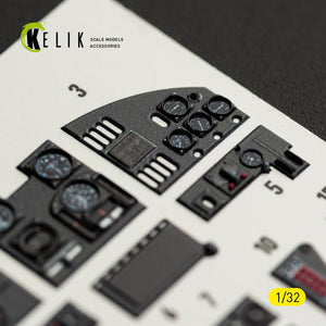 KELIK K32057 MS-406C-1 - interior 30 decals for Special Hobby kit 1/32 – imagen 8