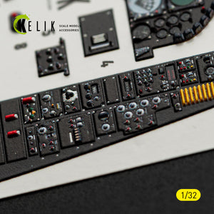 KELIK K32062 A-7D CORSAIR II - interior 30 decals for Trumpeter kit 1/32 – imagen 10