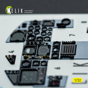 KELIK K32052 F-15C MSIP II - interior 3D decals for Tamiya kit 1/32 – imagen 15