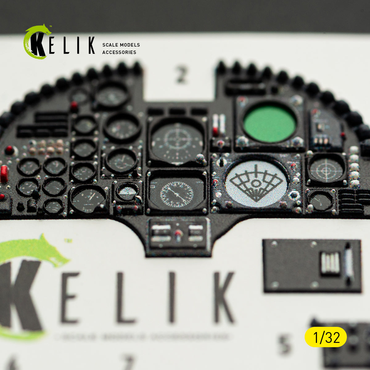 KELIK K32063 A-7E CORSAIR II - interior 3D decals for Trumpeter kit 1/32 – imagen 12