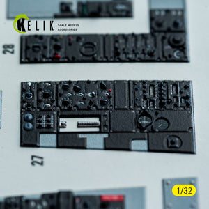 KELIK K32049 F-4D - interior 3D decals for Tamiya kit 1/32 – imagen 7