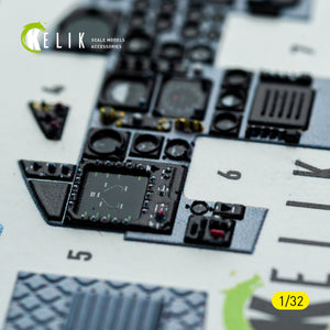KELIK K32052 F-15C MSIP II - interior 3D decals for Tamiya kit 1/32 – imagen 16