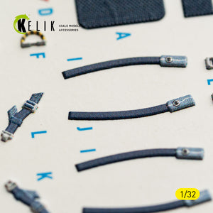 KELIK K32054 0V-10A/C Bronco - interior 3D decals for Kitty Hawk/Zimi models kit 1/32 – imagen 10