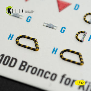 KELIK K32055 OV-10D Bronco - interior 3D decals for Kitty Hawk/Zimi models kit 1/32 – imagen 12