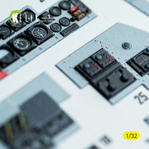 KELIK K32048 F-4C - interior 3D decals for Tamiya kit 1/32 – imagen 15