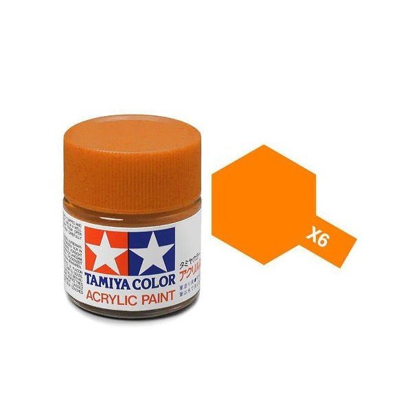 Tamiya 81006 Acrylic X-6 Orange 23ml