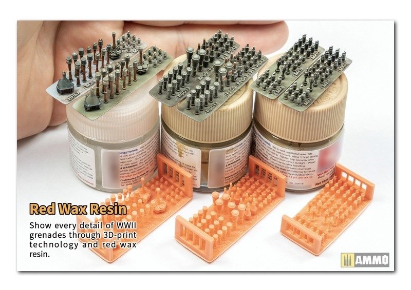 Liang 0420 3D-Print German Grenade WWII x 46 1/35 – immagine 5