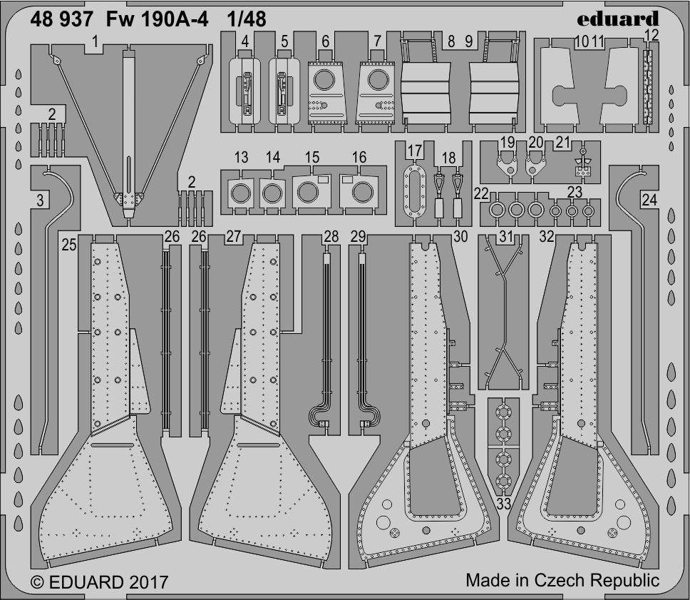 Eduard 48937 Fw 190A-4 EDUARD 1/48
