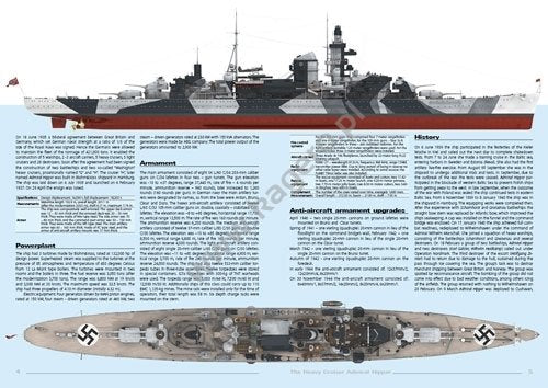 Kagero 16032 The German Cruiser Admiral Hipper EN – imagen 3