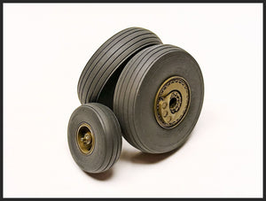 Clear Prop! CPA35002 CH-54A Tarhe wheels set for ICM kit 1/35 – immagine 3