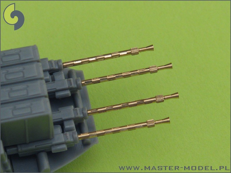 Master AM-48-026 British Mk 2 Browning .303 caliber (7,7mm) with flash hider (4pcs) 1/48 – Bild 3