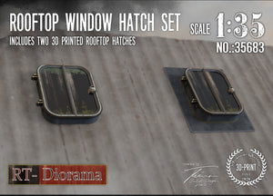 RT-Diorama 35683 Rooftop Window Hatch Set 1/35