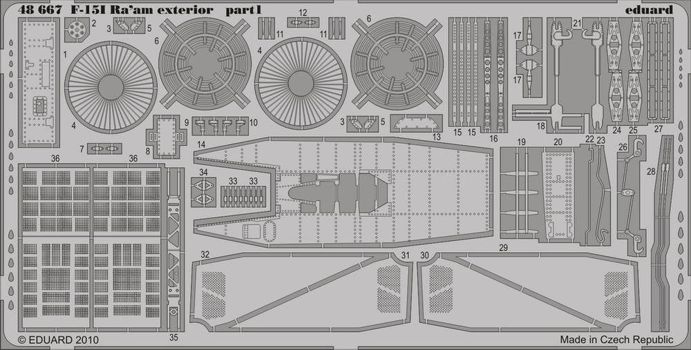 Eduard 48667 F-15I RaaM exterior 1/48 Academy – Bild 2