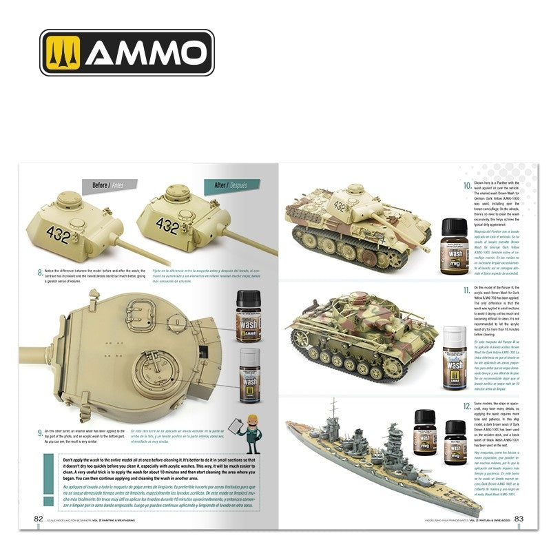 Ammo by Mig 6301 Scale Modeling for Beginners Vol. 2: Paint &amp;amp; Weathering (Bilingual) – immagine 5