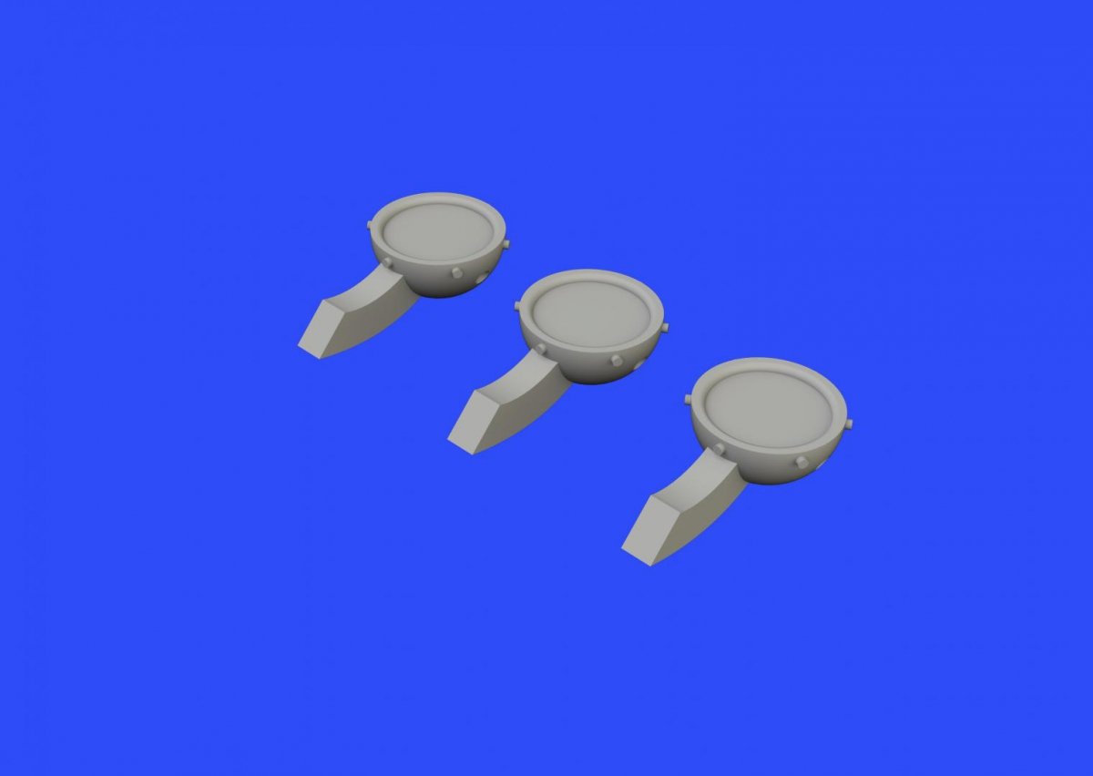 Eduard 648359 P-51D rear view mirrors AIRFIX 1/48 – immagine 3