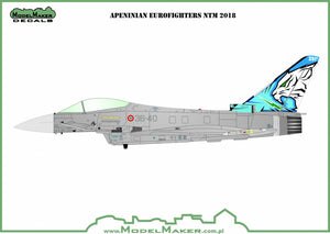 Décalcomanies ModelMaker D48145 Apennine Eurofighters NTM 2018 1/48