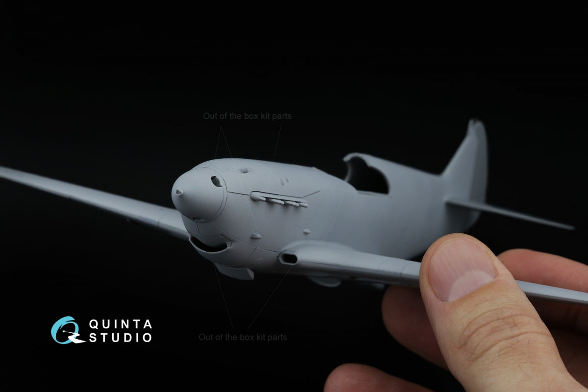 Quinta Studio QT48067 LaGG-3 série 66 Radiateurs, capots et cône d&amp;#39;hélice (Zvezda) 1/48 – image 3