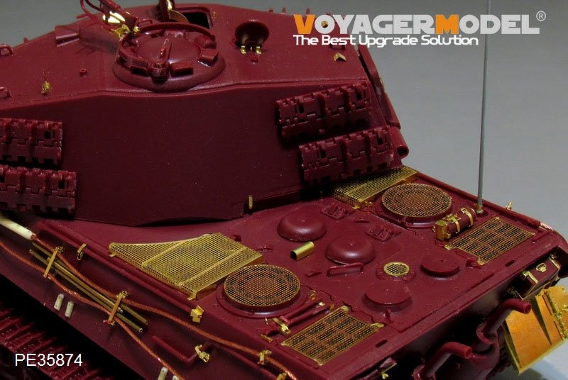 Voyager Model PE35874 WWII German King Tiger (Hensehel Turret) for MENG 1/35 – zdjęcie 10
