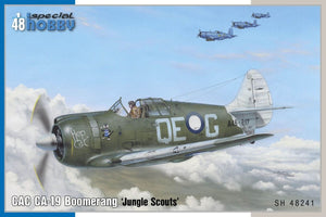 Special Hobby 48241 CAC CA-19 Boomerang « Jungle Scouts » 1/48