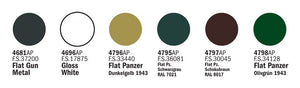 Italeri 433AP Military German Army II World War (6 Acrylic Paints Set) – imagen 2