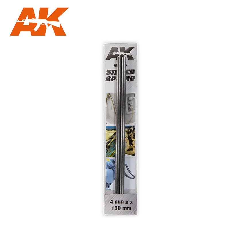 Ressort argenté AK Interactive AK9186 4 mm Ø