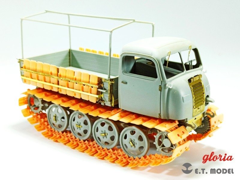 E.T. Model P35-030 Raupenschlepper Ost Kgs 66/340/120 w/Snow Shoes Workable Track ( 3D Printed ) 1/35 – imagen 6