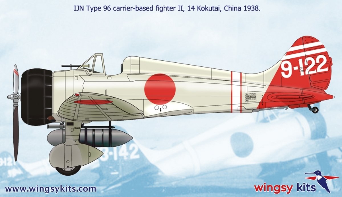 Wingsy Kits D5-01 IJN Type 96 carrier-based fighter II A5M2b “Claude” (late) 1/48 – imagen 13