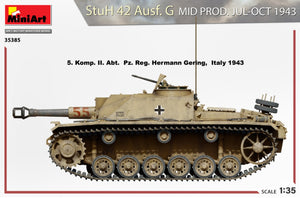 MiniArt 35385 StuH 42 Ausf. G MID PRODUIT PAR JUILLET-OCTOBRE 1943 1/35 – image 5