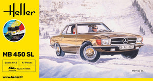 Heller 56171 Starter Set - MB 450 SL 1/43