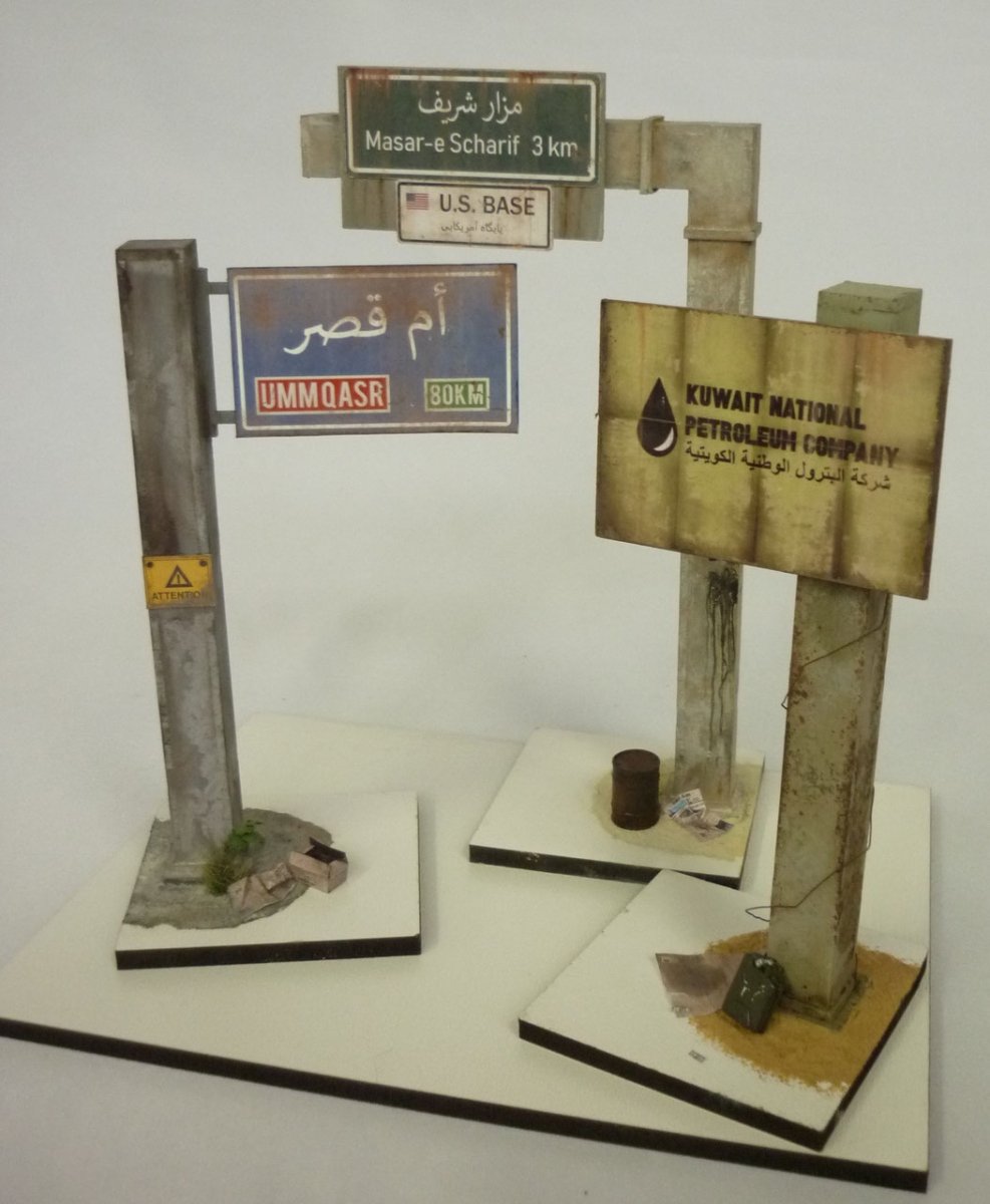 RT-Diorama 35583 Traffic sign holder No.2 1/35 – zdjęcie 2