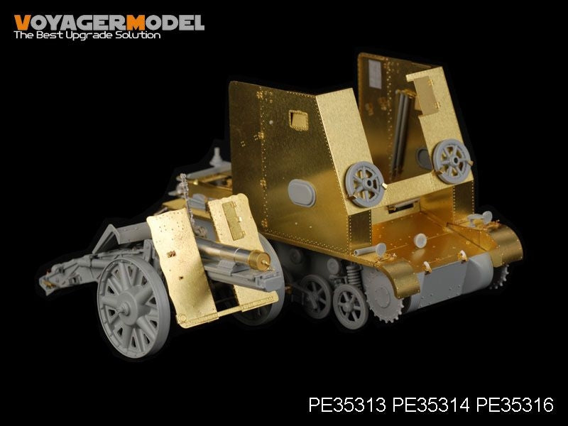 Voyager Model PE35313 WWII German 150mm s.IG.33(Sf) auf Pz.Kpfw.I Ausf.B Basic For DRAGON 6259 1/35 – immagine 4