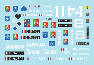 Star Decals 35-C1218 Indochine The Foreign Legion - Regiment Etranger Cavalerie 3 1/35 – imagen 3