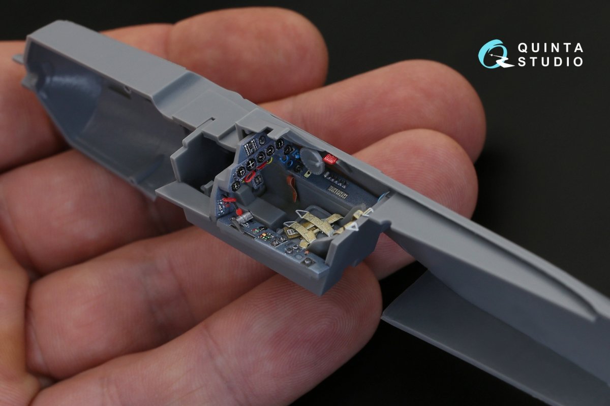 Quinta Studio QD48142 FW 190D-9 3D-Printed &amp;amp; coloured Interior on decal paper (for Tamiya kit) 1/48 – immagine 5