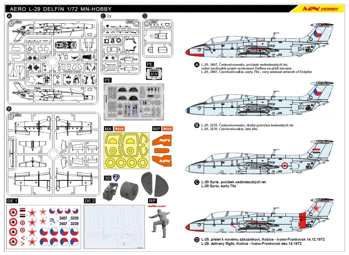 MN Hobby 72MN001 L-29 Delfín 1/72