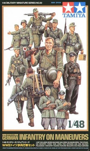 Tamiya 32530 German Infantry on Maneuvers 1/48