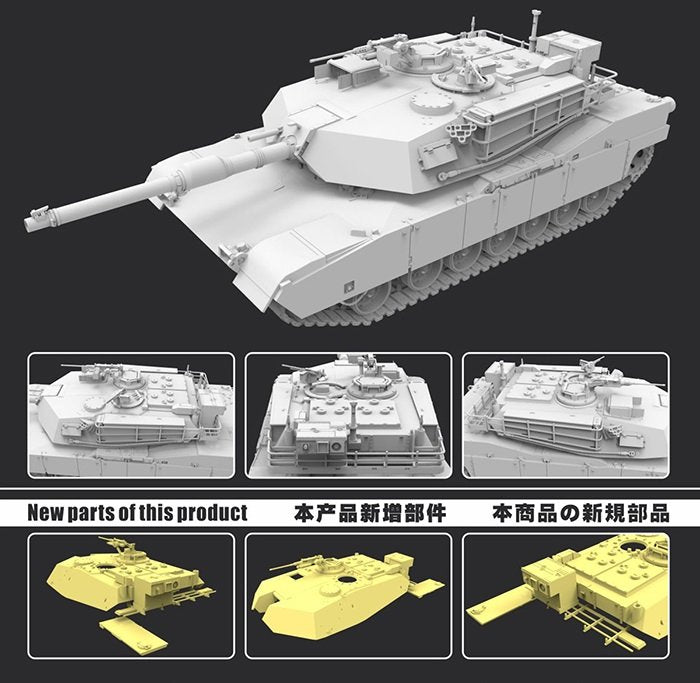 Flyhawk FH3302 M1A1 Main Battle Tank 1/72 – immagine 2