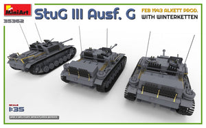 Mini Art 35362 StuG III Ausf. G FEB 1943 ALKETT PROD. WITH WINTERKETTEN 1/35 – zdjęcie 5