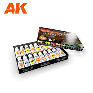 AK Interactive AK11766 SIGNATURE SET – RAÚL GARCÍA LATORRE – SCOTTISH TARTANS PAINT SET 18x17 ml – image 2