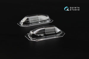 Quinta Studio QC48001-S Yak-3 vacuformed clear canopy 1 pcs (for 4814 Zvezda kit) 1/48 – imagen 5