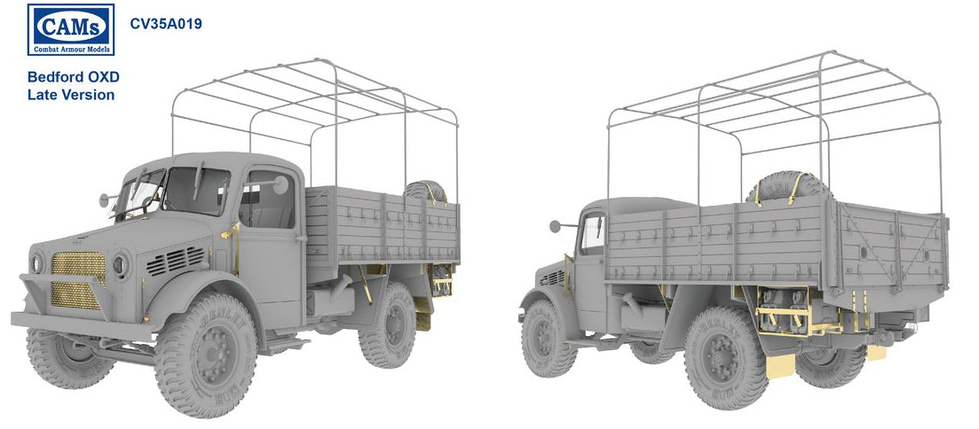 Riich CV35A019 Bedford GS Lorry OXD Mk. I Early / Late Production w/ Interior 2 in 1 1/35 – image 3