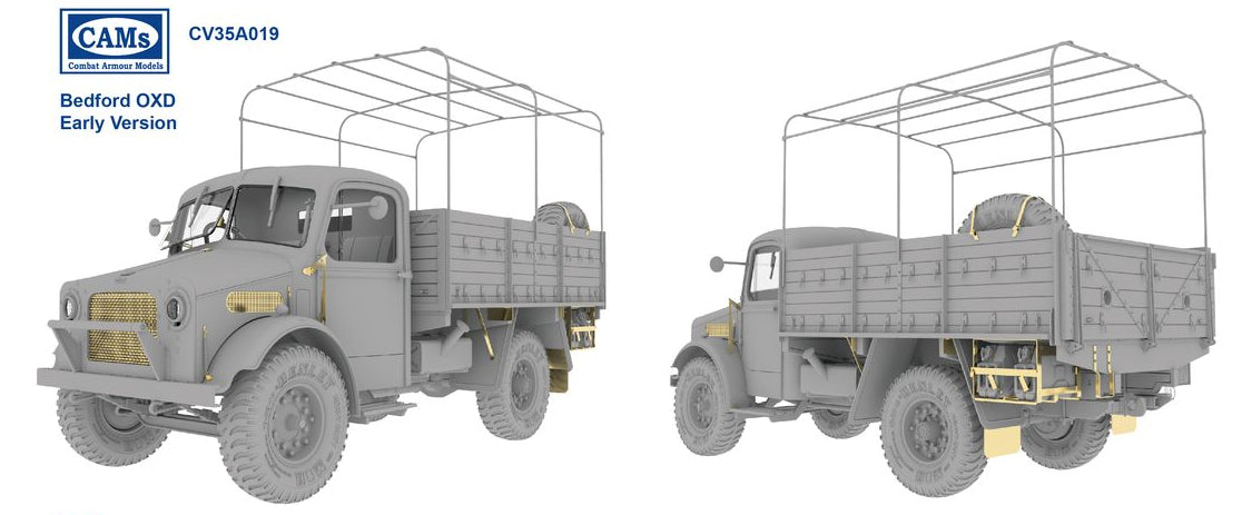 Riich CV35A019 Bedford GS Lorry OXD Mk. I Early / Late Production w/ Interior 2 in 1 1/35 – image 4