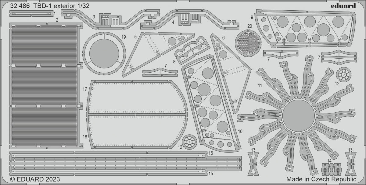 Eduard BIG33157 TBD-1 TROMPETTE 1/32 – image 2