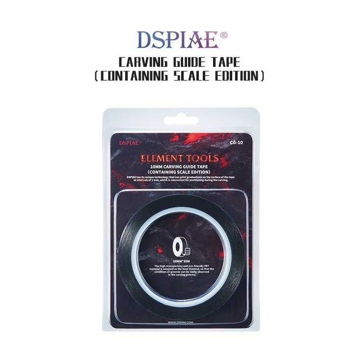 DSPIAE CG-02 2mm ADHESIVE BACKED TAPE MWHE 30M / Taśma maskująca 2mm x 30m – immagine 3