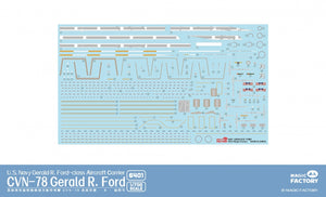 Magic Factory 6401 USS Gerald R. Ford (CVN-78) - Porte-avions de classe Gerald R. Ford de l&amp;#39;US Navy, échelle 1/700 – image 16