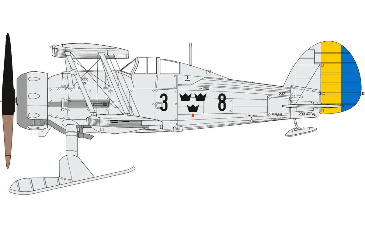 Airfix 40004 Swedish Air Force 100th Anniversary Set - 1/72 – imagen 2