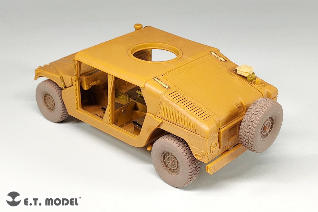 E.T. Model P35-173 Modern USA M1114 Humvee Sagged Wheels (For BRONCO Kit) 1/35
