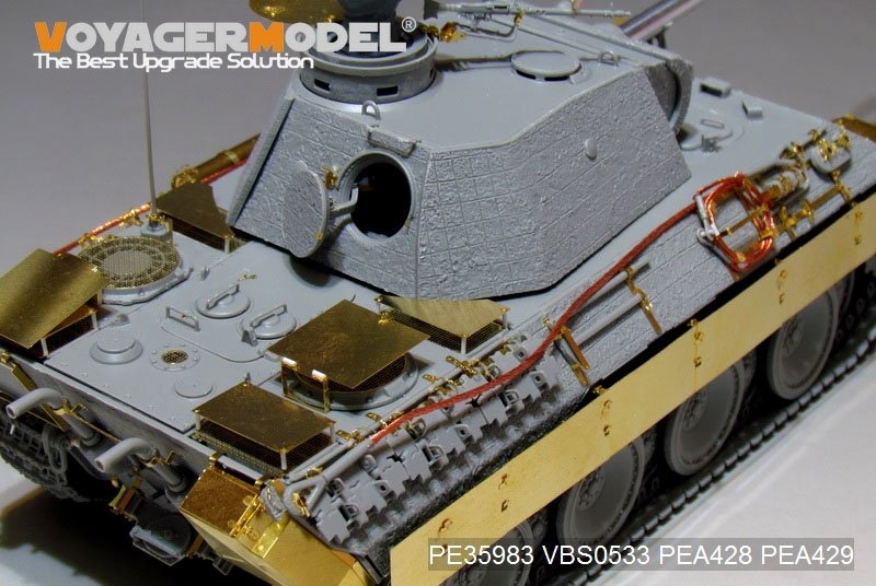 Voyager Model PE35983 WWII German Panther D Tank Late version Basic For TAKOM 2104 1/35 – imagen 17