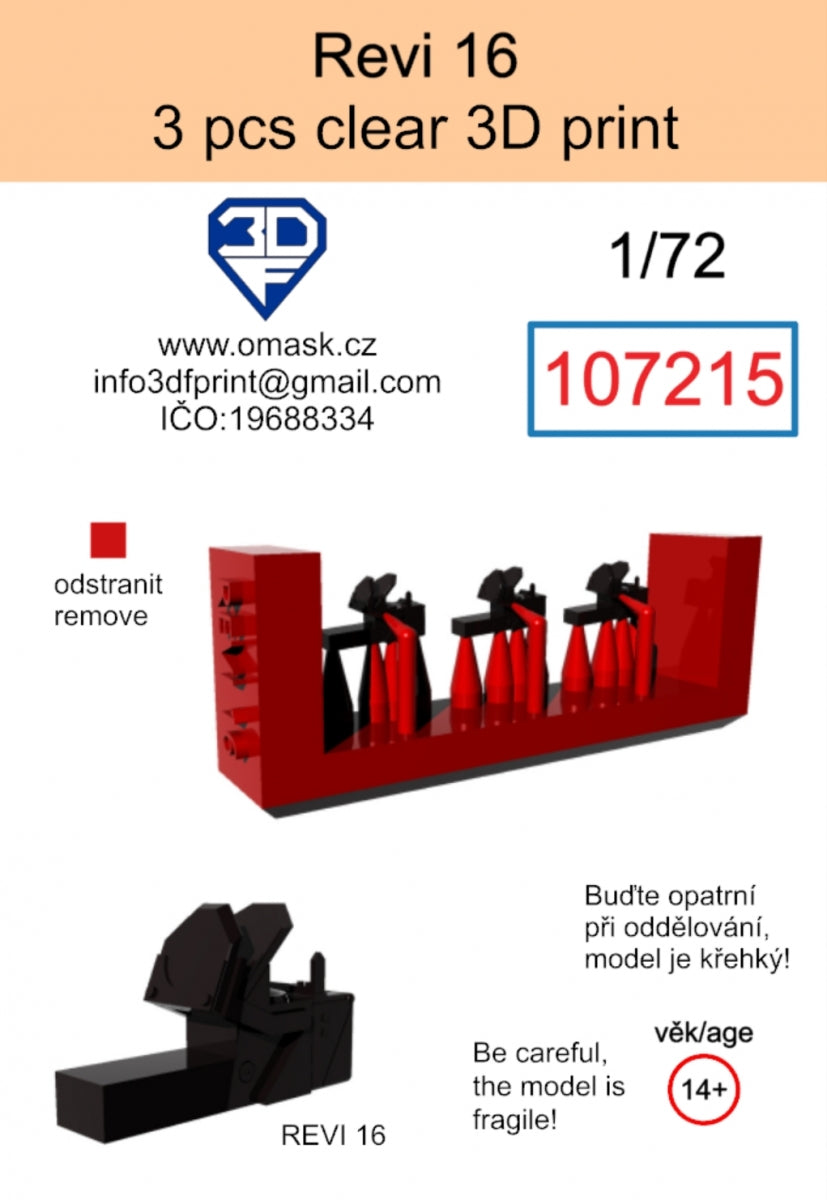 Omask 107215 Revi 16 clear 3D print (3 pcs) 1/72 – Bild 2